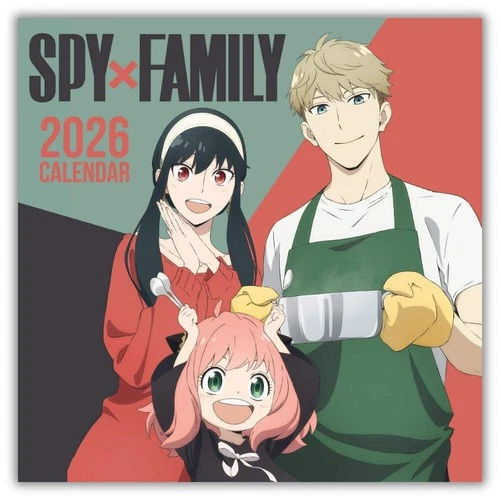 2026 Calendar Spy x Family Month to View Square Calendar Anime Official Product