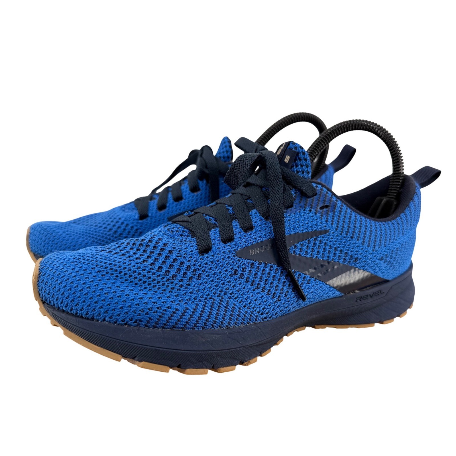 Brooks Revel 5 Womens Running Shoes Blue Navy Gum Sole 12035