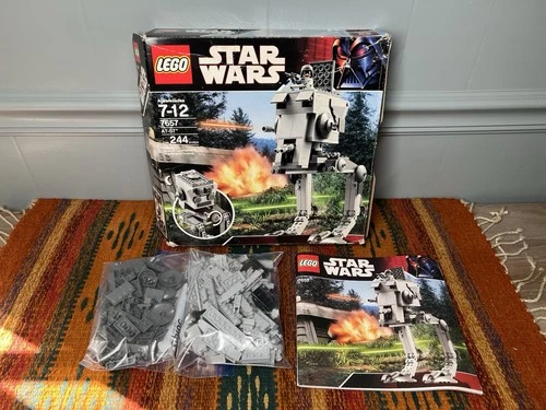 LEGO Star Wars: AT-ST (7657) 100% Complete w/ Box Manual & Minifigure