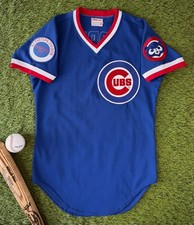 Authentic Ryne Sandberg 1984 Postseason Chicago Cubs Vintage MLB Baseball Jersey