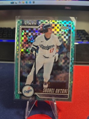 2026 Topps Chrome Shohei Ohtani Aqua X-Fractor LA Dodgers MVP 171/199