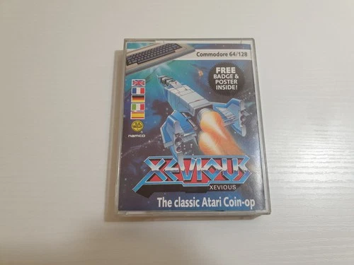 Xevious - U.S. Gold - Commodore 64 (Tested ✅) 🟩