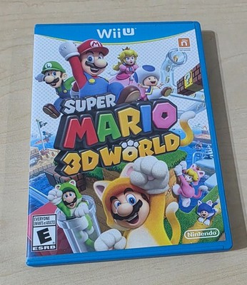 Super Mario 3D World Nintendo Wii U US 2013 Original First Print New (Open Box)