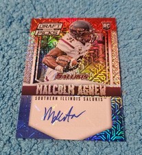 2015 Prizm Draft Picks Malcolm Agnew S Illinois Rookie Autograph 9/25 #215