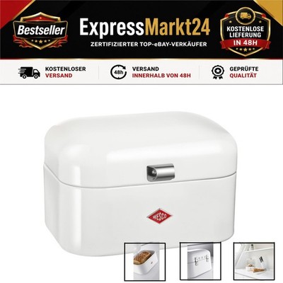 WESCO Single Grandy Brotkasten Weiß, 22x26,8x17,5 cm, Stahlblech