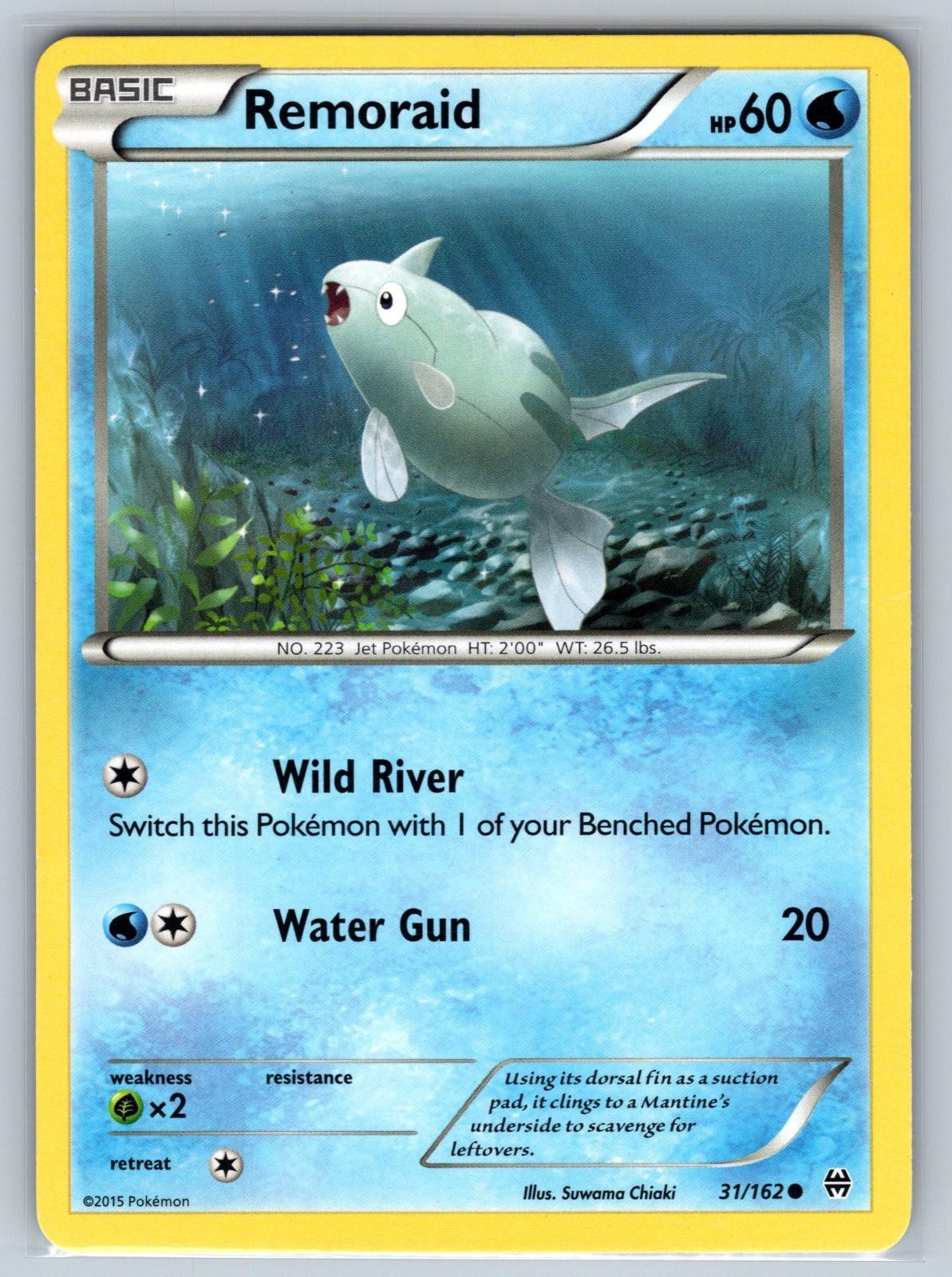 Remoraid 31/162 Common BREAKthrough Pokemon