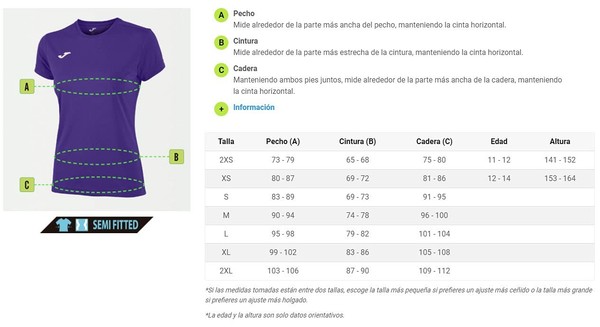 Sport T-Shirt Joma Damen 2XS-2XL, Feuchtigkeitsmanagement, Combi-image