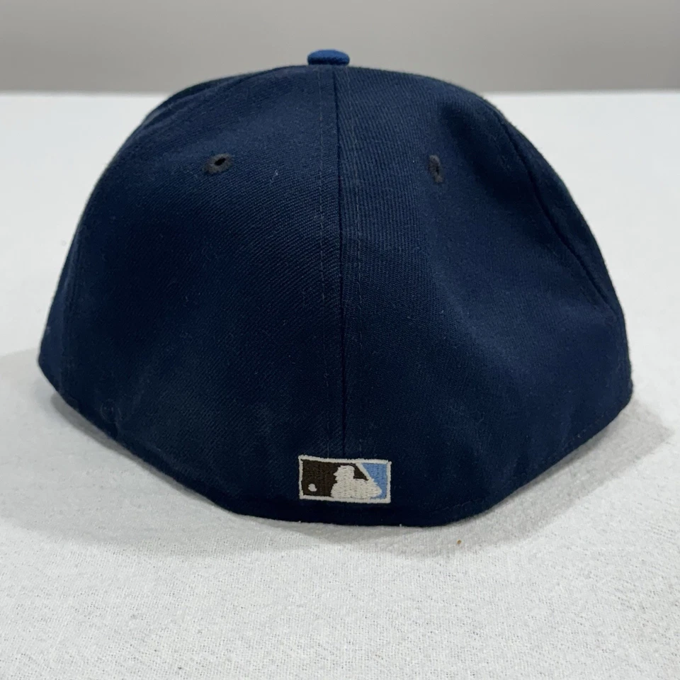 洛杉矶道奇队尺寸 7-3/4 50 周年纪念布贴 1958 - 2008 New Era 59Fifty — 第 2/4 张图片