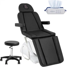 Electric Facial Chair Height Adjustable Tattoo Chair Massage Chair with 3 Motors