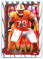 2025 Topps Chrome #287 Tristan Wirfs Raywave Refractor