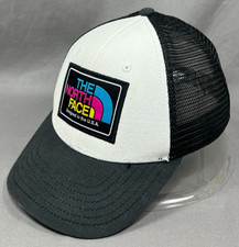 North Face Mudder Snapback Hat Black Trucker Mesh Adjustable Youth Junior Unisex