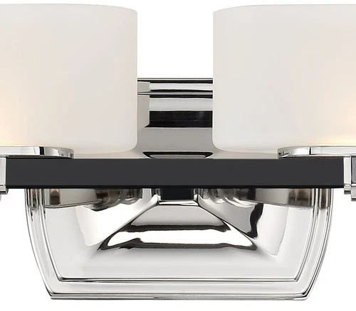 Minka Lavery 3012-L Drury 17"W LED Bathroom Vanity Light - Coal / Polished - Picture 3 of 8