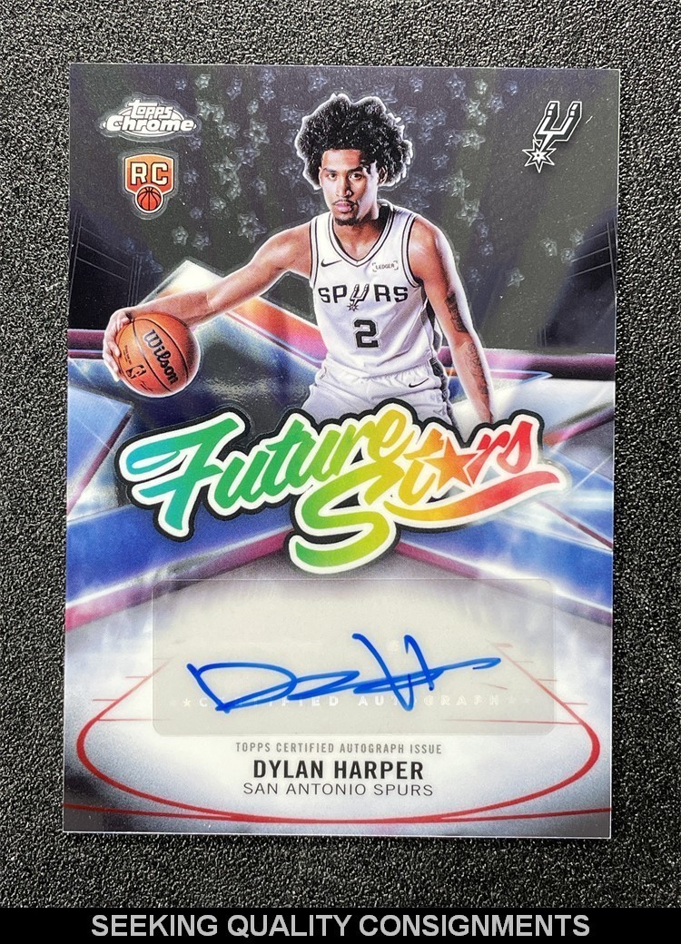 2025-26 Topps Chrome Dylan Harper Future Stars Rookie RC Auto