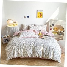 Pink Floral Duvet Cover 100 Cotton Duvet Covers Set Queen Apricot Blossom