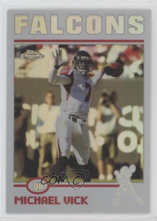 2004 Topps Chrome Refractor Michael Vick #11 h8k