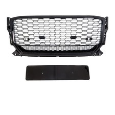 Wabengrill Kühlergrill Schwarz glanz komplett Gitter für Audi Q2 GA alle Modelle