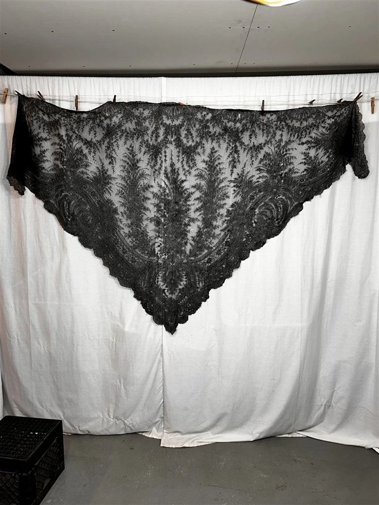 Lace Vintage Scarves & Wraps for sale | eBay