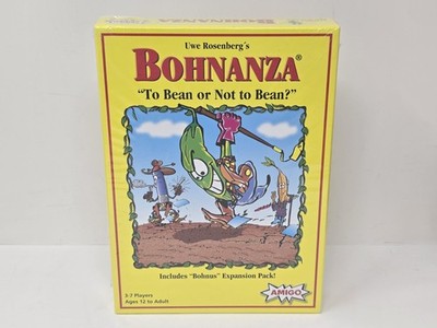 Bohnanza Card Game, Includes ''Bohnus'' Expansion Pack, AMIGO, 2021 - NEW & SEALED
