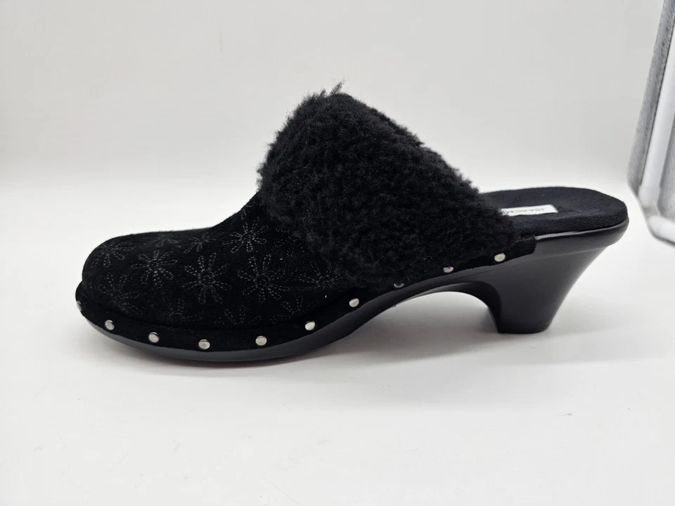 Zuecos Isaac Mizrahi para mujer talla 9M sin cordones puño de piel de oveja mula  Foto 4 de 4