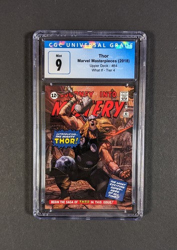 2018 Marvel Masterpieces "Thor #84" What If Variant /50 - Tier 4 - CGC 9 Mint