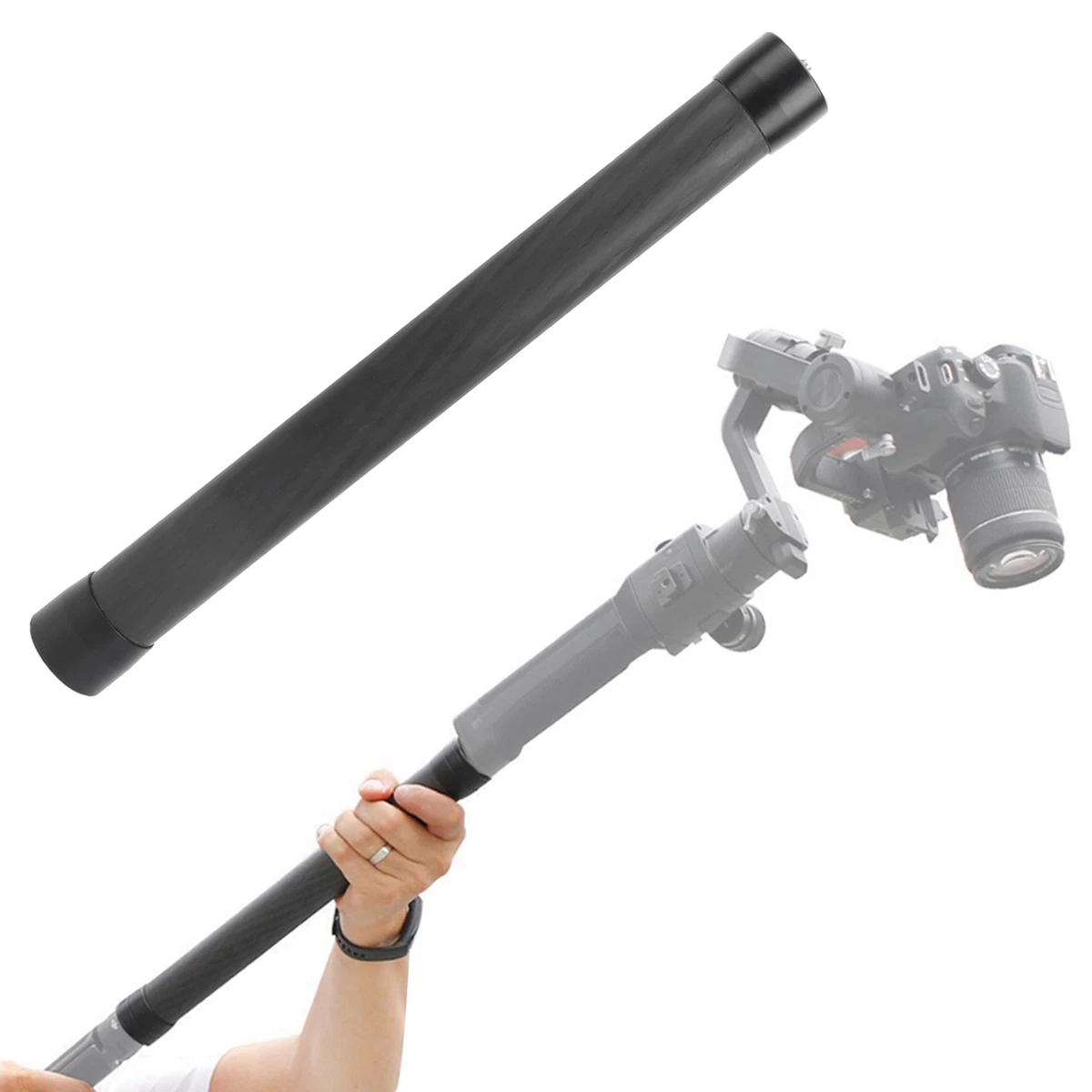 Carbon Fiber Pole Stick Rod for DJI Ronin S SC ZHIYUN Crane Moza Air 2 Feiyutech