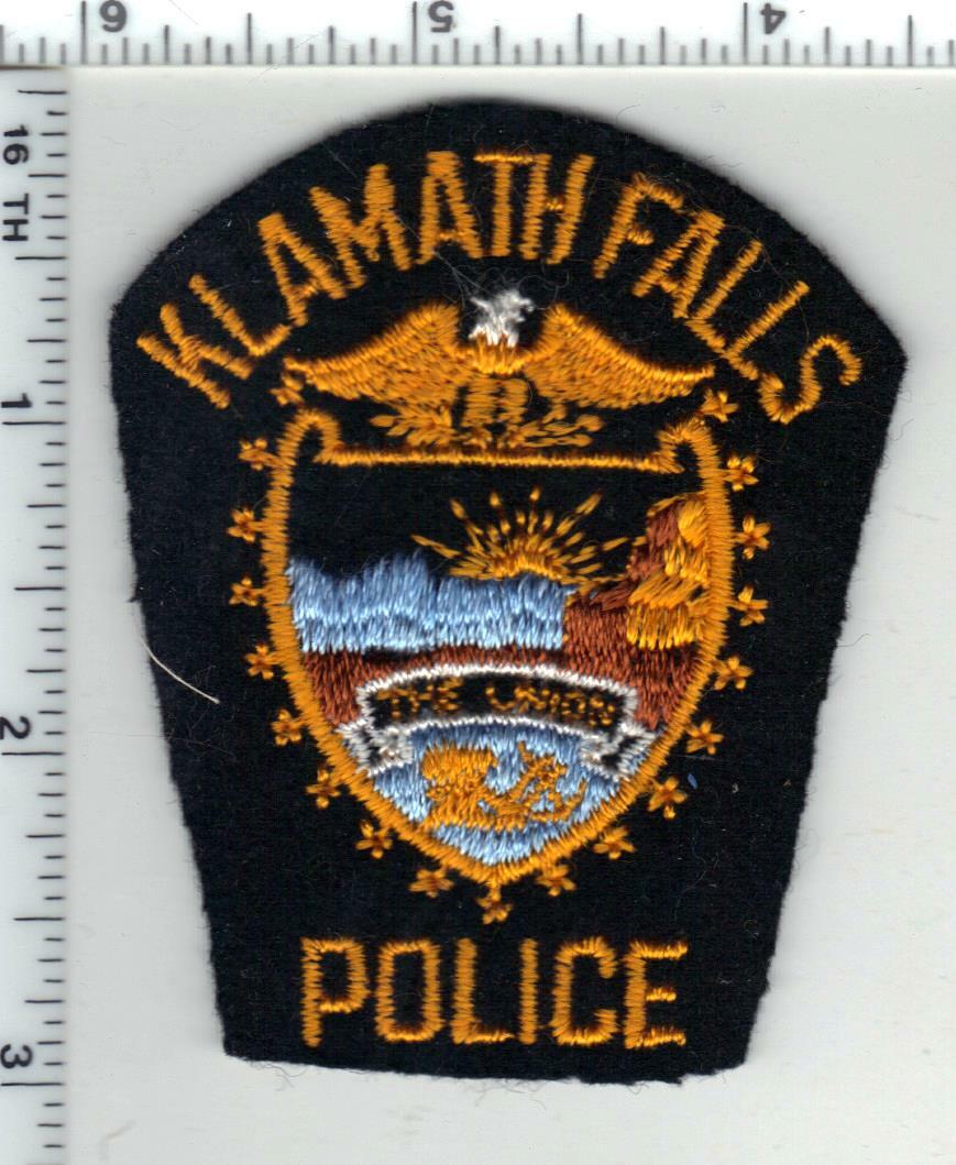 Klamath Falls Police (Oregon) FELT Cap/Hat Patch - Very RARE | eBay