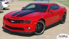 Rally Sport 2010-2013 Chevy Camaro Racing Stripes Hood Vinyl Decals Graphics