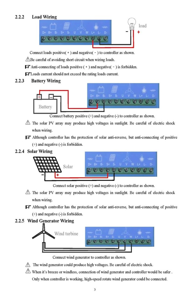 Wind Solar Hybrid MPPT Charge Controller 10000w Wind 1000W Solar 12V24V ...