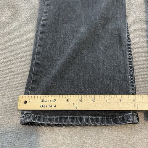 Pantalones de mezclilla Levi's 569 para hombre talla 38x34 desteñidos negros grises Y2K holgados calce suelto - Imagen 10 de 13
