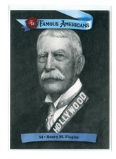 2021 HA Historic Autographs Famous Americans Blue Base Card #54 Henry M. Flagler