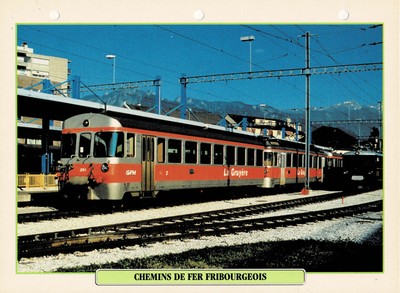 Chemins de fer Fribourgeois (Gruyère-Fribourg-Morat) / Infokarte
