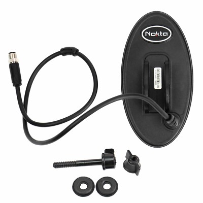 Nokta IM19 7.5x4'' Waterproof DD Search Coil for Impact Metal Detector, Black