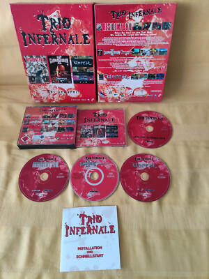 PC Spiel - Trio Infernale - Resident Evil - Unreal - 3DFX - Capcom - big box
