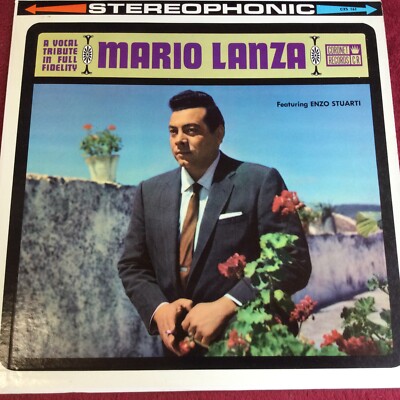 A Tribute To Mario Lanza-Enzo Stuarti-LP-Vinyl Record-Coronet-CXS161 - EX