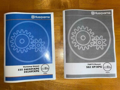 Husqvarna 562 XP, XPG Chainsaw Service Workshop & Illustrated Parts List Manual