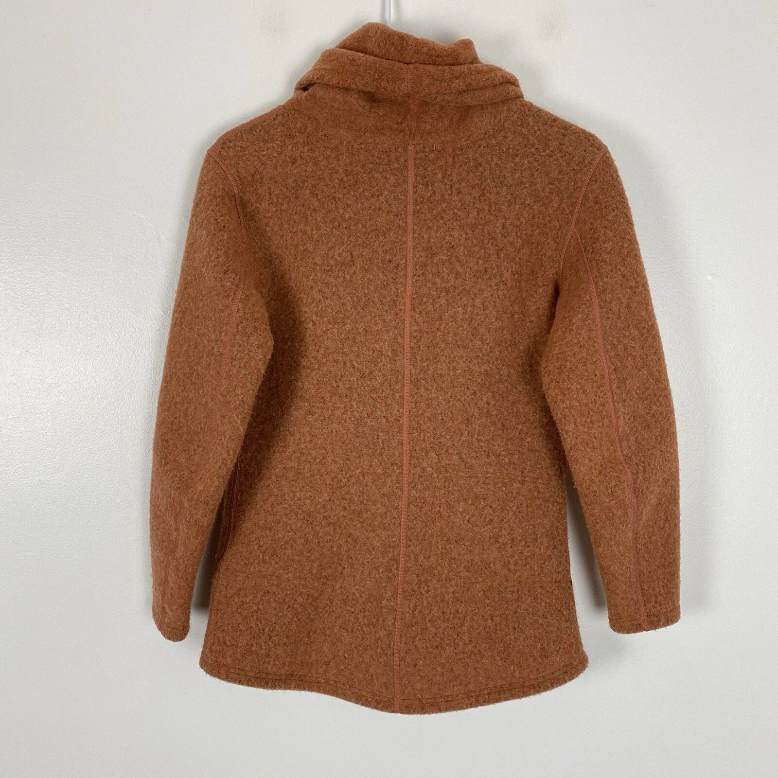 smartwool hudson trail fleece pullover wool blend sweater
