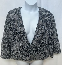 Banana Republic ladies' size 14 blazer with floral print.
