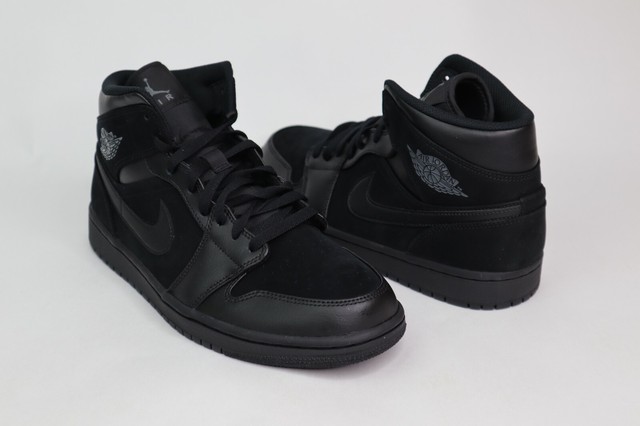 Nike Air Jordan 1 Mid Nouveau Mens 629151 605 Burgundy Basketball