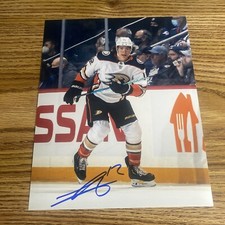 Sonny Milano Autographed 8x10 Photo Anahiem Ducks