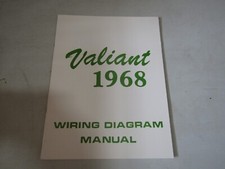 68 Valiant Wiring Diagram Manual 1968 68 Valiant Wiring Diagram Manual 1968