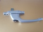 Locking  Spaded Window Handles in Silver RH Opening Screws not included