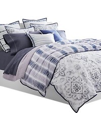 Ralph Lauren Blue Medallion Paisley Full Queen comforter sham 3P Set purple New