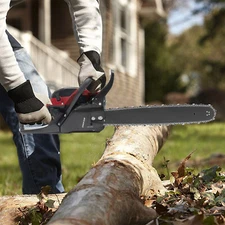 58cc Gas Chainsaw 20'' Gasoline Powered Chain Saw 2 Cycle Engine Wood Cutting