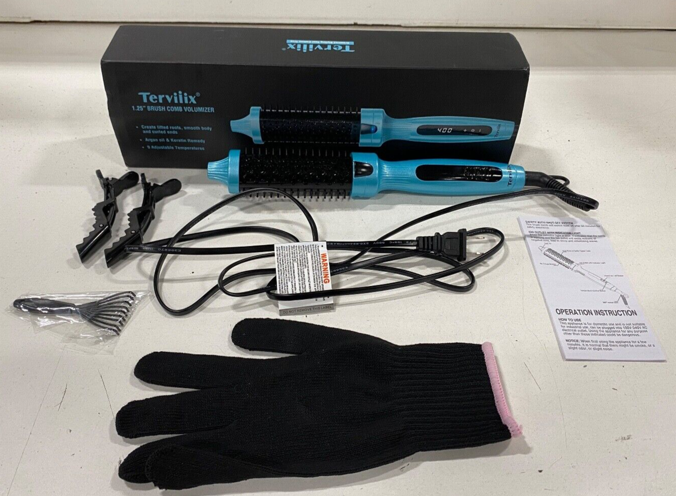Tervilix Brush Comb Volumizer Hair Dryer 1.25