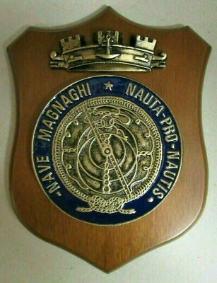 Crest MAGNAGHI A5303 OCEANOGRAPHIC SHIP - NAVY - Rarity - Collection