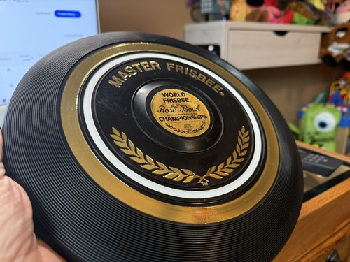 Wham-o Frisbee 1974 Double label Master Frisbee Rose Bowl World Championship - Picture 6 of 14
