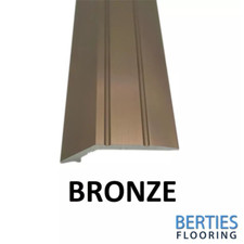 Angle Stick-Down Strip - Tile Laminate Wood Aluminium Threshold Metal Door Trim