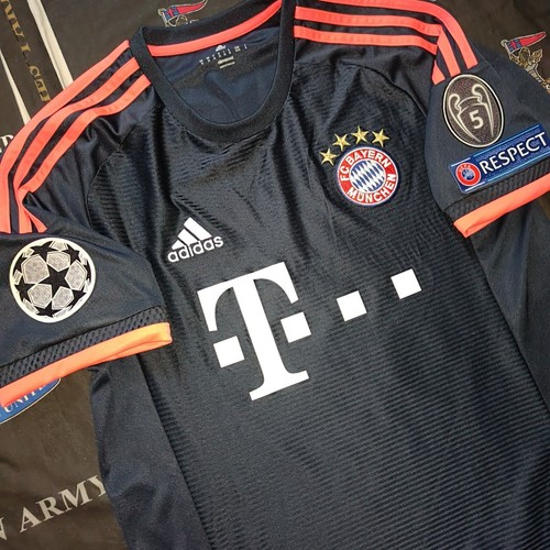 Bayern Munich Third Football Shirt Jersey 2015 2016 Arturo Vidal Adidas Size M - Picture 4 of 16
