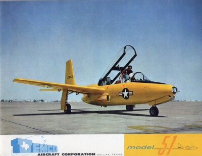 Temco TT-1 Pinto Model 51 Jet Manual & Technical Brochure 50er Jahre PDF Archiv