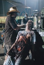 GREG NICOTERO signed Autogramm 20x30cm THE WALKING DEAD in Person autograph COA